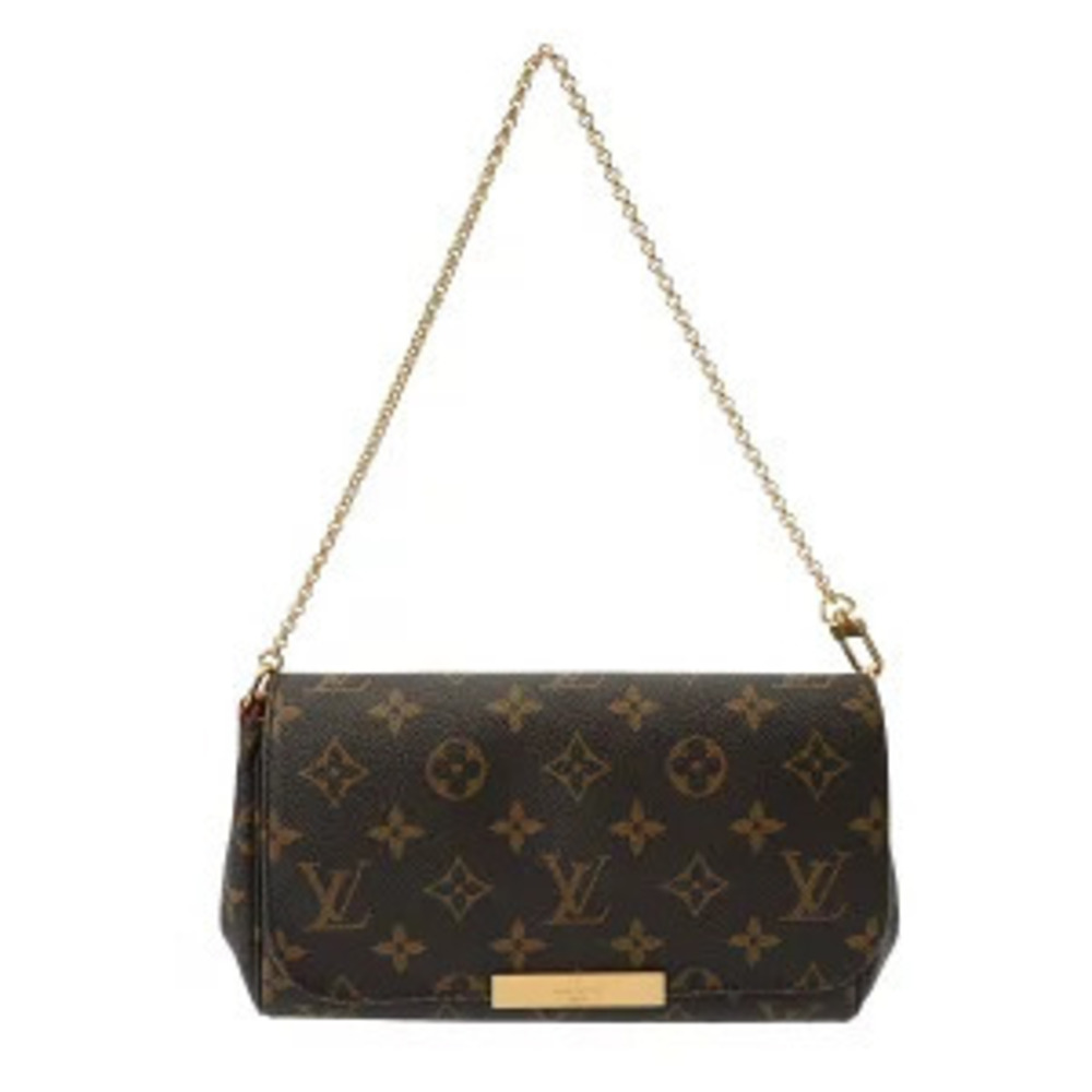 Louis Vuitton Monogram Favorite Brown Canvas Shoulder Bag